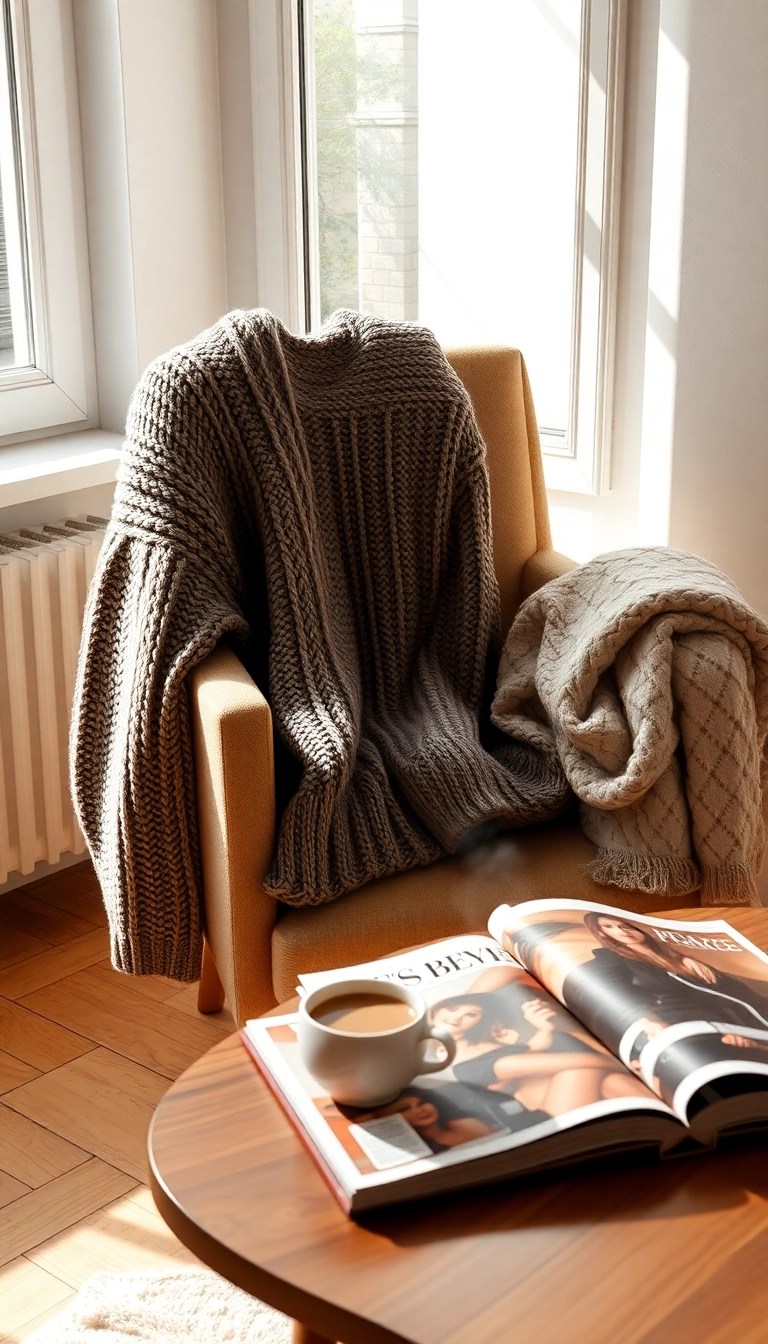 16 Capsule Wardrobe Pieces That’ll Simplify Your Life (Get Ready for #4!) - 3. Cozy Knit Sweater