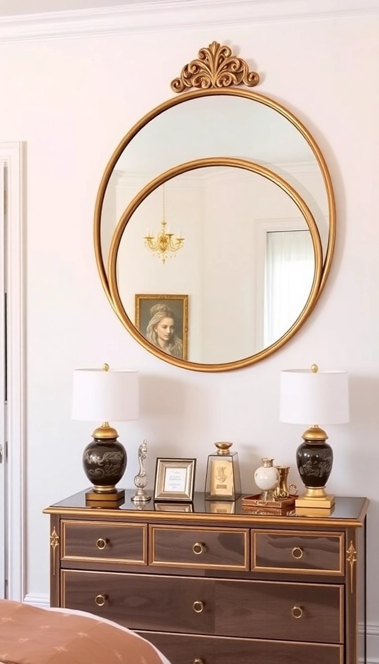 18 Bedroom Decor Transformations That'll Make You Feel Like Royalty (#3 Will Blow Your Mind!) - 12. Glamorous Mirrors