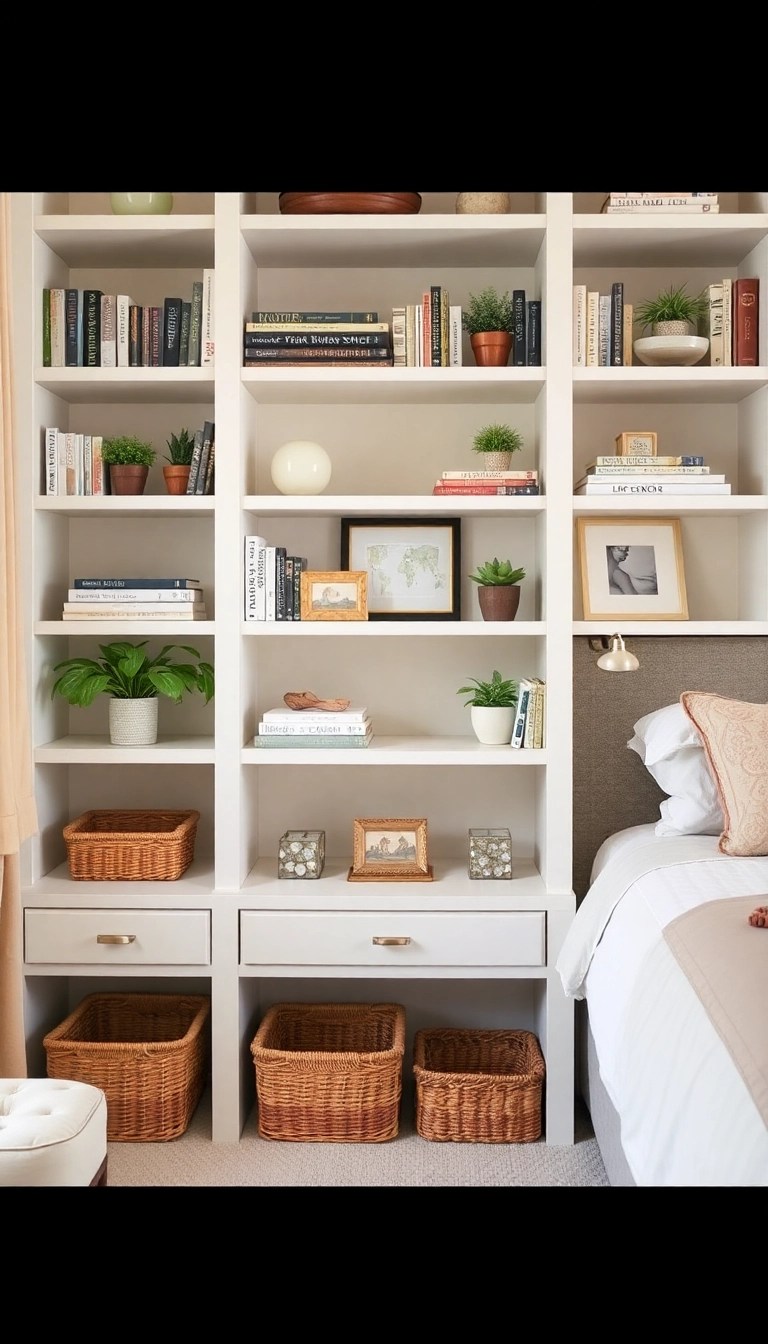 18 Bedroom Decor Transformations That'll Make You Feel Like Royalty (#3 Will Blow Your Mind!) - 15. Customizable Storage Solutions