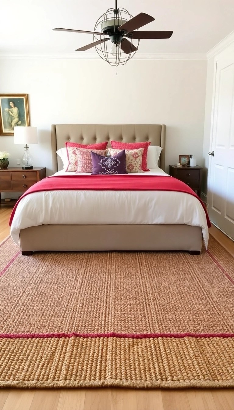 18 Bedroom Decor Transformations That'll Make You Feel Like Royalty (#3 Will Blow Your Mind!) - 17. Layered Rugs