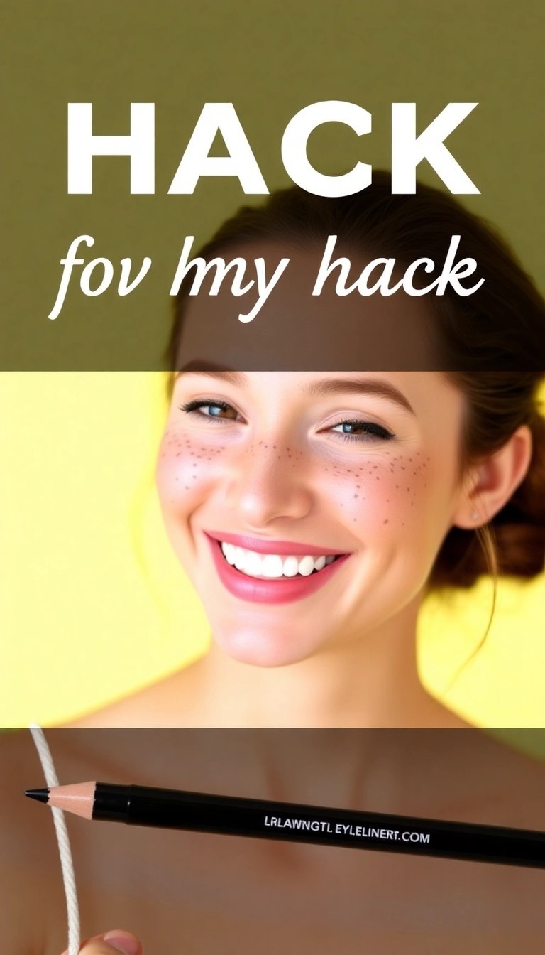 15 Mind-Blowing Makeup Hacks You Wish You Knew Sooner (Tip #8 Will Change Your Life!) - 14. Create Faux Freckles with Brown Eyeliner