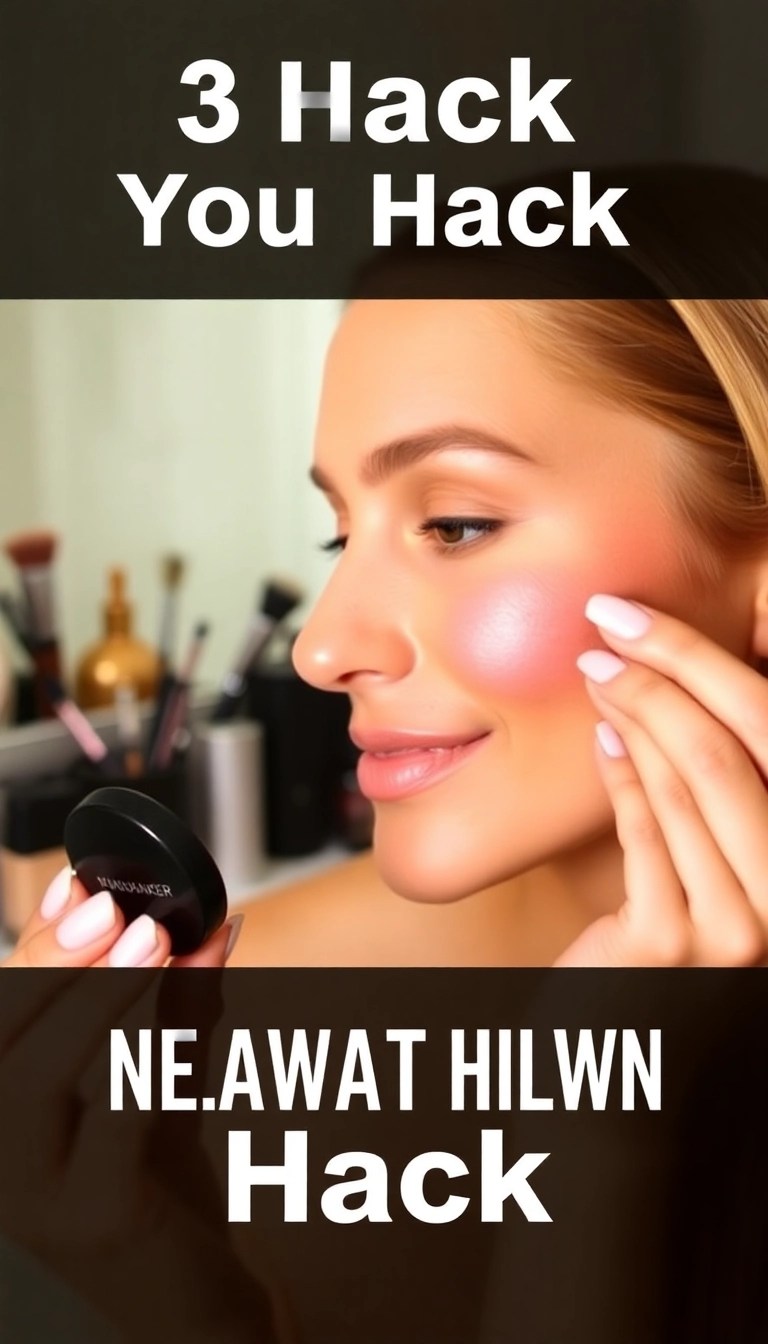 15 Mind-Blowing Makeup Hacks You Wish You Knew Sooner (Tip #8 Will Change Your Life!) - 3. Blush Before Foundation for a Natural Glow